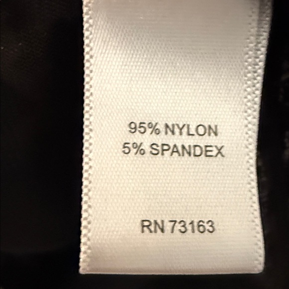 Cable & Gauge Black and Tan Drape Neck Top, L - Picture 3 of 5